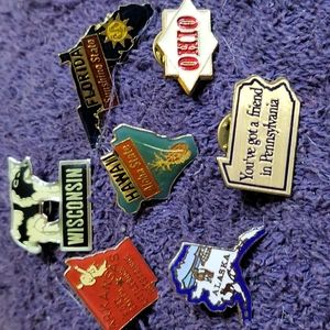 Set of 7 State pins